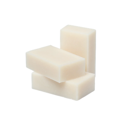 Prison Bar (white) unscented body wash simple yet effective - men's natural bar soap made with organic ingredients